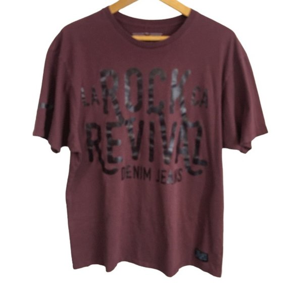 Rock Revival Men's Purple Tee Shirt, Size XL - Picture 3 of 8